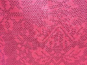 アンティーク　双獣文織り出し本場泥大島紬着物(5マルキ)